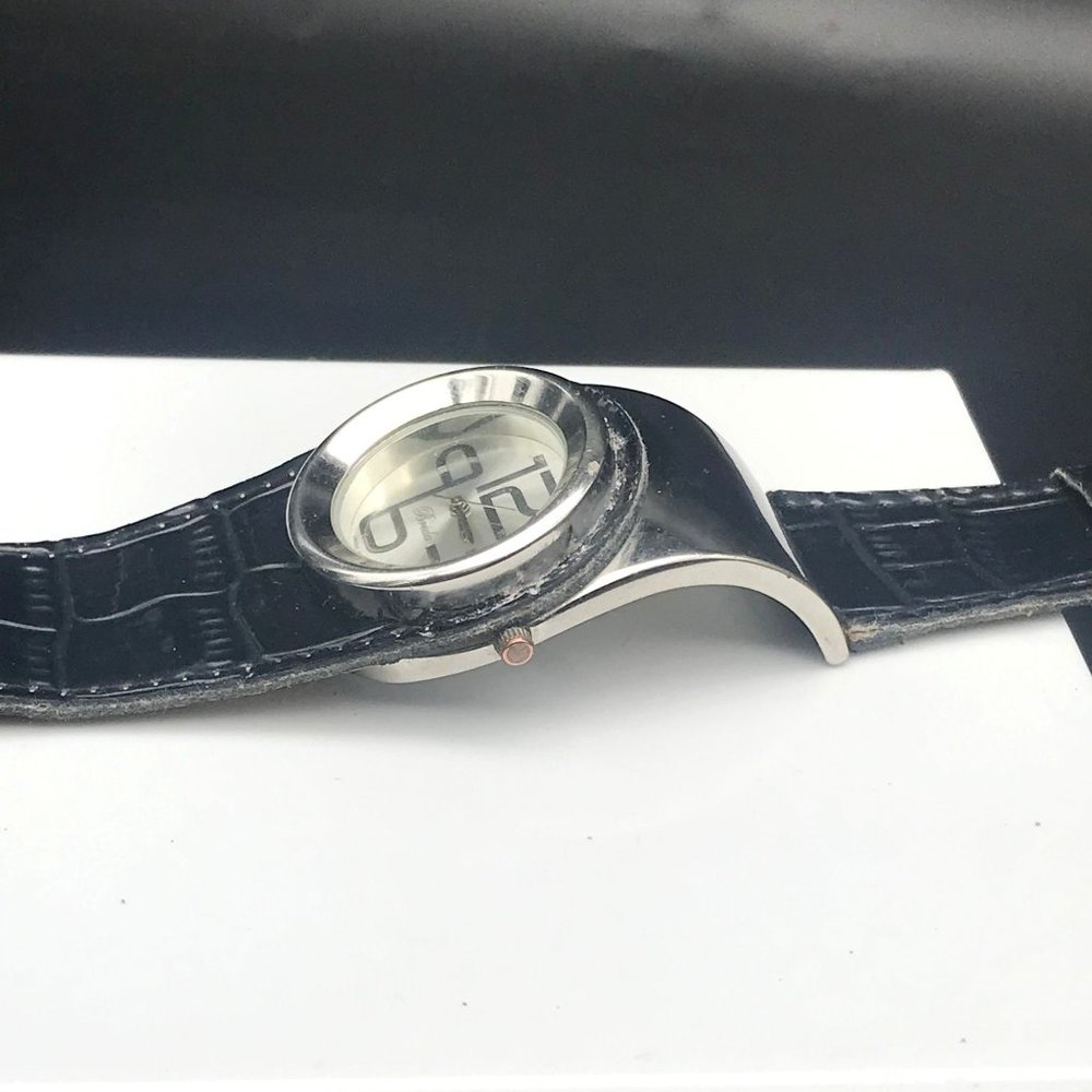 Breda Silver and Black Ladies Watch 3174 New Battery - Picture 10 of 10